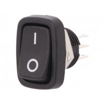 R13-213B-03-BBNN; ROCKER; DPDT; Pos: 2; ON-ON; 3A/250VAC; black; none; 50mΩ; Body: black; SCI