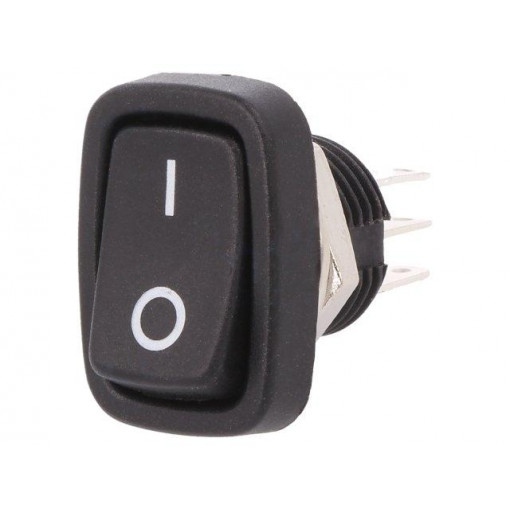 R13-213B-03-BBNN; ROCKER; DPDT; Pos: 2; ON-ON; 3A/250VAC; black; none; 50mΩ; Body: black; SCI