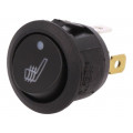 R13-273AL-02-BBYR; ROCKER; SPST; Pos: 2; OFF-ON; 20A/14VDC; black; LED 14VDC,point; SCI R13-273AL-02-BBYR; ROCKER; SPST; Pos: 2; OFF-ON; 20A/14VDC; black; LED 14VDC,point; SCI