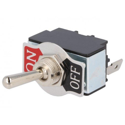 R13-28A-01-HPH; Switch: toggle; Pos: 2; SPST; OFF-ON; 20A/12VDC; 0÷55°C; 50mΩ; 1.5kV; SCI
