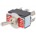 R13-28B-01-HPH; Switch: toggle; Pos: 2; DPDT; ON-ON; 20A/12VDC; 0÷55°C; Toggle: round; SCI R13-28B-01-HPH; Switch: toggle; Pos: 2; DPDT; ON-ON; 20A/12VDC; 0÷55°C; Toggle: round; SCI