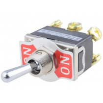 R13-29B-07-HPH; Switch: toggle; Pos: 2; DPDT; ON-ON; 10A/250VAC; Leads: M4 screws; SCI