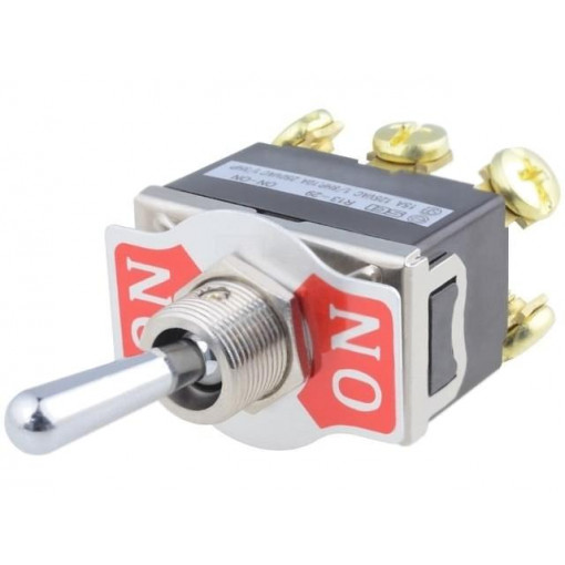 R13-29B-07-HPH; Switch: toggle; Pos: 2; DPDT; ON-ON; 10A/250VAC; Leads: M4 screws; SCI