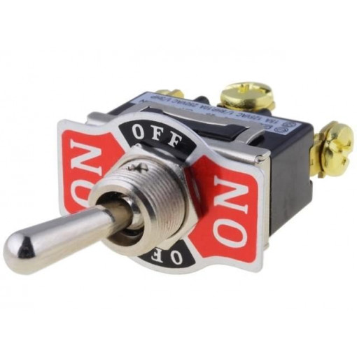 R13-29D-07-HPH; Switch: toggle; Pos: 3; SP3T; ON-OFF-ON; 10A/250VAC; -25÷70°C; SCI R13-29D-07-HPH; Switch: toggle; Pos: 3; SP3T; ON-OFF-ON; 10A/250VAC; -25÷70°C; SCI