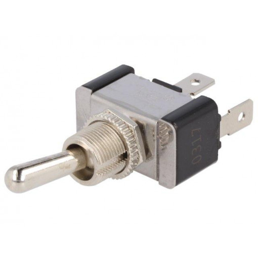 R13-437A1-01B-HR; Switch: toggle; Pos: 2; SPST; OFF-ON; 10A/250VAC; 0÷65°C; SCI