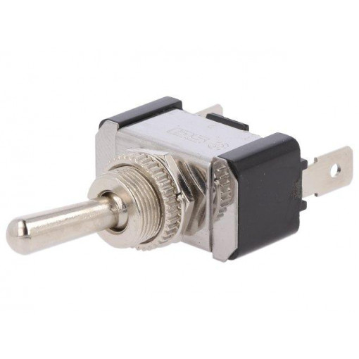 R13-5-01-HWR; Switch: toggle; Pos: 2; SPST; OFF-ON; 20A/12VDC; 0÷65°C; 50mΩ; 1.5kV; SCI