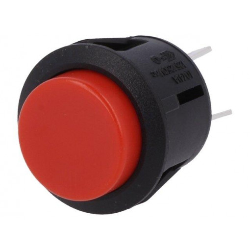 R13-527A-02RD; Switch: push-button; Pos: 2; DPST-NO; 6A/250VAC; OFF-(ON); 1.5kV; SCI