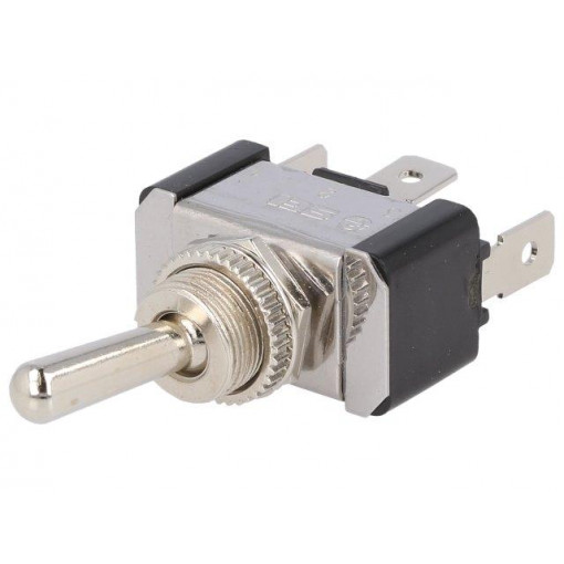 R13-6-01-HWR; Switch: toggle; Pos: 3; SPDT; ON-ON; 20A/12VDC; 0÷65°C; Toggle: round; SCI