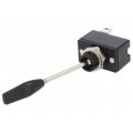R13-96G-01-HWR; Switch: toggle; Pos: 2; SPST; OFF-(ON); 10A/12VDC; Toggle: flat; 50mΩ; SCI