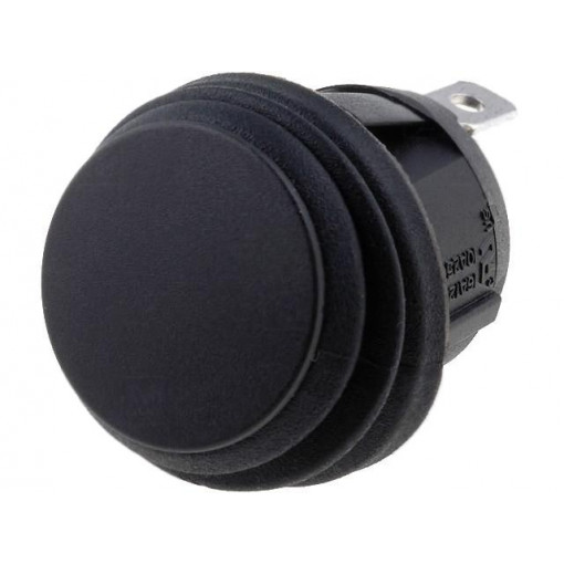 R13-112A8-02-BB; ROCKER; SPST; Pos: 2; OFF-ON; 10A/250VAC; black; IP65; none; 50mΩ; SCI