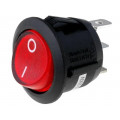 R13-112B-02-BR-2D-N-2; ROCKER; SPST; Pos: 2; OFF-ON; 10A/250VAC; red; neon lamp 230V; 50mΩ; SCI R13-112B-02-BR-2D-N-2; ROCKER; SPST; Pos: 2; OFF-ON; 10A/250VAC; red; neon lamp 230V; 50mΩ; SCI