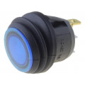 R13-112B8F-02-BUNN-0A-L2; ROCKER; SPST; Pos: 2; OFF-(ON); 10A/28VDC; blue; IP65; LED 28VDC; SCI R13-112B8F-02-BUNN-0A-L2; ROCKER; SPST; Pos: 2; OFF-(ON); 10A/28VDC; blue; IP65; LED 28VDC; SCI