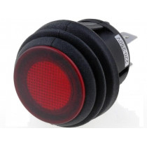 R13-112B8W-02-BRNN-0A-N2; ROCKER; SPST; Pos: 2; OFF-ON; 10A/250VAC; red; IP65; neon lamp 230V; SCI R13-112B8W-02-BRNN-0A-N2; ROCKER; SPST; Pos: 2; OFF-ON; 10A/250VAC; red; IP65; neon lamp 230V; SCI