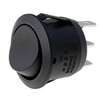 R13-112C-BB-0D; ROCKER; SPDT; Pos: 2; ON-ON; 10A/250VAC; black; none; 50mΩ; UL94V-2; SCI R13-112C-BB-0D; ROCKER; SPDT; Pos: 2; ON-ON; 10A/250VAC; black; none; 50mΩ; UL94V-2; SCI