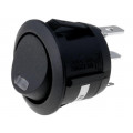 R13-112L-02-BBCR-L1; ROCKER; SPST; Pos: 2; OFF-ON; 20A/14VDC; black; LED 12VDC,point; SCI