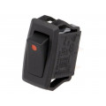 R13-205A2-01; ROCKER; SPST; Pos: 2; OFF-ON; 16A/250VAC; black-red; none; -20÷85°C; SCI R13-205A2-01; ROCKER; SPST; Pos: 2; OFF-ON; 16A/250VAC; black-red; none; -20÷85°C; SCI