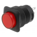 R13-508BL-05-BR-L-1; Switch: push-button; Pos: 2; SPST-NO; 1.5A/250VAC; OFF-ON; red; SCI