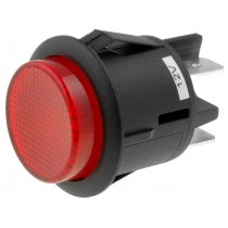 R13-541BL-01-BR-L1; Switch: push-button; Pos: 2; DPST-NO; 20A/12VDC; OFF-ON; red; 1.5kV; SCI R13-541BL-01-BR-L1; Switch: push-button; Pos: 2; DPST-NO; 20A/12VDC; OFF-ON; red; 1.5kV; SCI