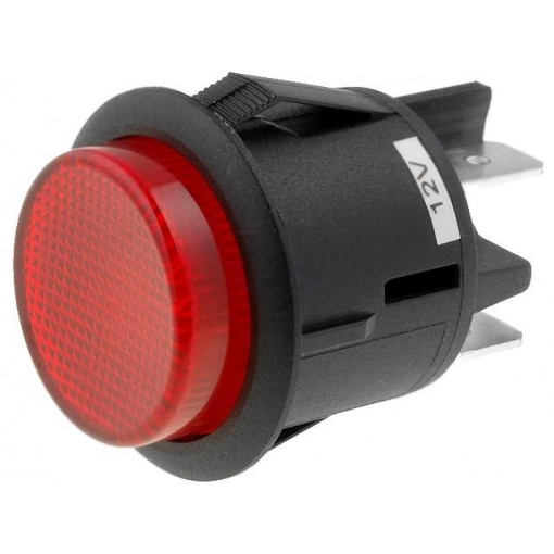 R13-541BL-01-BR-L1; Switch: push-button; Pos: 2; DPST-NO; 20A/12VDC; OFF-ON; red; 1.5kV; SCI R13-541BL-01-BR-L1; Switch: push-button; Pos: 2; DPST-NO; 20A/12VDC; OFF-ON; red; 1.5kV; SCI