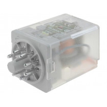 R15-2012-23-5110-WT; Relay: electromagnetic; DPDT; Ucoil: 110VAC; 10A/250VAC; 10A/24VDC; RELPOL