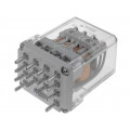 R15-2014-23-1110; Relay: electromagnetic; 4PDT; Ucoil: 110VDC; 10A/250VAC; 10A/24VDC; RELPOL