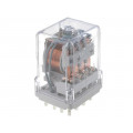 R15-2014-23-1012; Relay: electromagnetic; 4PDT; Ucoil: 12VDC; 10A/250VAC; 10A/24VDC; RELPOL
