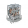 R15-2014-23-3024; Relay: electromagnetic; 4PDT; Ucoil: 24VAC; 10A/250VAC; 10A/24VDC; RELPOL