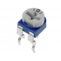 R16148-1A-2-B5K; Potentiometer: shaft; single turn; 5kΩ; 125mW; ±20%; THT; 6mm; metal; SR PASSIVES