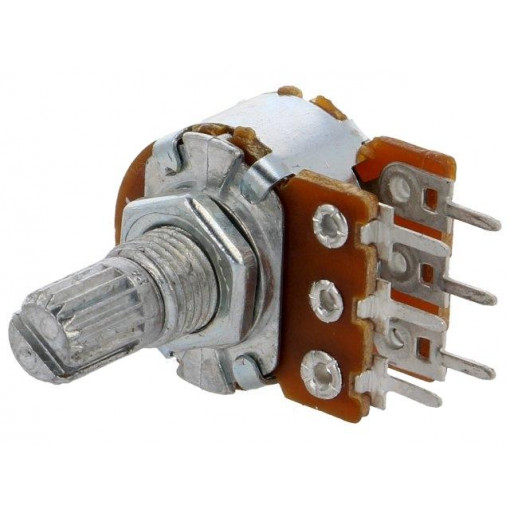 R16148-1B-2-A2K2; Potentiometer: shaft; single turn; 2.2kΩ; 63mW; ±20%; THT; 6mm; SR PASSIVES