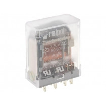 R2M-2012-23-5230; Relay: electromagnetic; DPDT; Ucoil: 230VAC; 5A/250VAC; 5A/24VDC; RELPOL