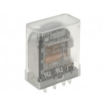 R2M-2012-23-5024; Relay: electromagnetic; DPDT; Ucoil: 24VAC; 5A/250VAC; 5A/24VDC; RELPOL R2M-2012-23-5024; Relay: electromagnetic; DPDT; Ucoil: 24VAC; 5A/250VAC; 5A/24VDC; RELPOL