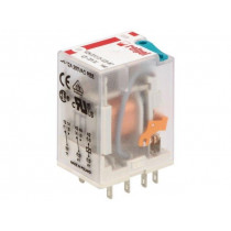 R2N-2012-23-1220-WT; Relay: electromagnetic; DPDT; Ucoil: 220VDC; 12A/250VAC; 12A/24VDC; RELPOL