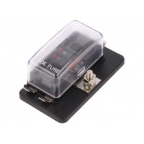 R3-76-01-3L104; Fuse acces: fuse boxes; fuse: 19mm; 30A; screw; Body: black; UL94V-0; SCI