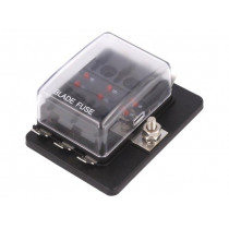 R3-76-01-3L106; Fuse acces: fuse boxes; fuse: 19mm; 30A; screw; Body: black; UL94V-0; SCI