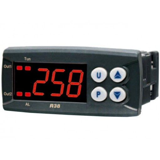 R38-HAOO; Module: regulator; Pt100; temperature; SSR; OUT 2: SSR; on panel; ASCON TECNOLOGIC R38-HAOO; Module: regulator; Pt100; temperature; SSR; OUT 2: SSR; on panel; ASCON TECNOLOGIC