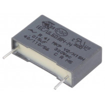 R413I215000M1M; Capacitor: polypropylene; Y2; 15nF; 10mm; ±20%; 18x5x11mm; 300VAC; KEMET
