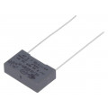 R463I23304001M; Capacitor: polypropylene; X2; 33nF; 15mm; ±20%; 18x5x11mm; 310VAC; KEMET R463I23304001M; Capacitor: polypropylene; X2; 33nF; 15mm; ±20%; 18x5x11mm; 310VAC; KEMET