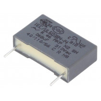 R463I26800001M; Capacitor: polypropylene; X2; 68nF; 15mm; ±20%; 18x5x11mm; 310VAC; KEMET