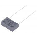R463I26804001M; Capacitor: polypropylene; X2; 68nF; 15mm; ±20%; 18x5x11mm; 310VAC; KEMET R463I26804001M; Capacitor: polypropylene; X2; 68nF; 15mm; ±20%; 18x5x11mm; 310VAC; KEMET