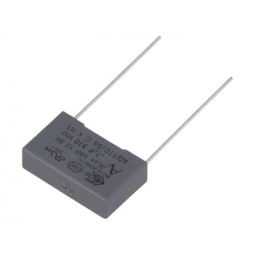 R463I310050M1K; Capacitor: polypropylene; X2; 100nF; 15mm; ±10%; 18x5x11mm; 310VAC; KEMET