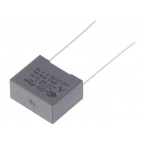 R463I333050N0K; Capacitor: polypropylene; X2; 330nF; 15mm; ±10%; 18x8.5x14.5mm; KEMET