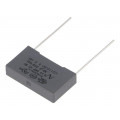 R463N333050N0K; Capacitor: polypropylene; X2; 330nF; 22.5mm; ±10%; 26.5x6x15mm; KEMET