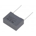 R463N410050N2M; Capacitor: polypropylene; X2; 1uF; 22.5mm; ±20%; 26.5x10x18.5mm; KEMET R463N410050N2M; Capacitor: polypropylene; X2; 1uF; 22.5mm; ±20%; 26.5x10x18.5mm; KEMET