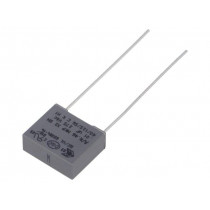R46KF210040H1M; Capacitor: polypropylene; X2; 10nF; 10mm; ±20%; 13x5x11mm; 275VAC; KEMET