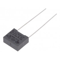 R46KF222040H1M; Capacitor: polypropylene; X2; 22nF; 10mm; ±20%; 13x5x11mm; 275VAC; KEMET