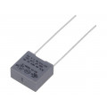 R46KF268040H1M; Capacitor: polypropylene; X2; 68nF; 10mm; ±20%; 13x6x12mm; 275VAC; KEMET R46KF268040H1M; Capacitor: polypropylene; X2; 68nF; 10mm; ±20%; 13x6x12mm; 275VAC; KEMET