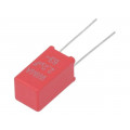 R46KI2100DQ01K; Capacitor: polypropylene; X2; 10nF; 15mm; ±10%; 18x5x11mm; 275VAC; KEMET R46KI2100DQ01K; Capacitor: polypropylene; X2; 10nF; 15mm; ±10%; 18x5x11mm; 275VAC; KEMET