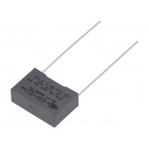 R46KI310040H1M; Capacitor: polypropylene; X2; 100nF; 15mm; ±20%; 18x6x12mm; 275VAC; KEMET