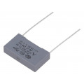 R46KN322040H1M; Capacitor: polypropylene; X2; 220nF; 22.5mm; ±20%; 26.5x6x15mm; KEMET