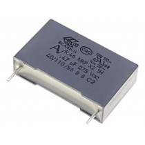 R46KN347000N0K; Capacitor: polypropylene; X2; 470nF; 22.5mm; ±10%; 26.5x7x16mm; KEMET